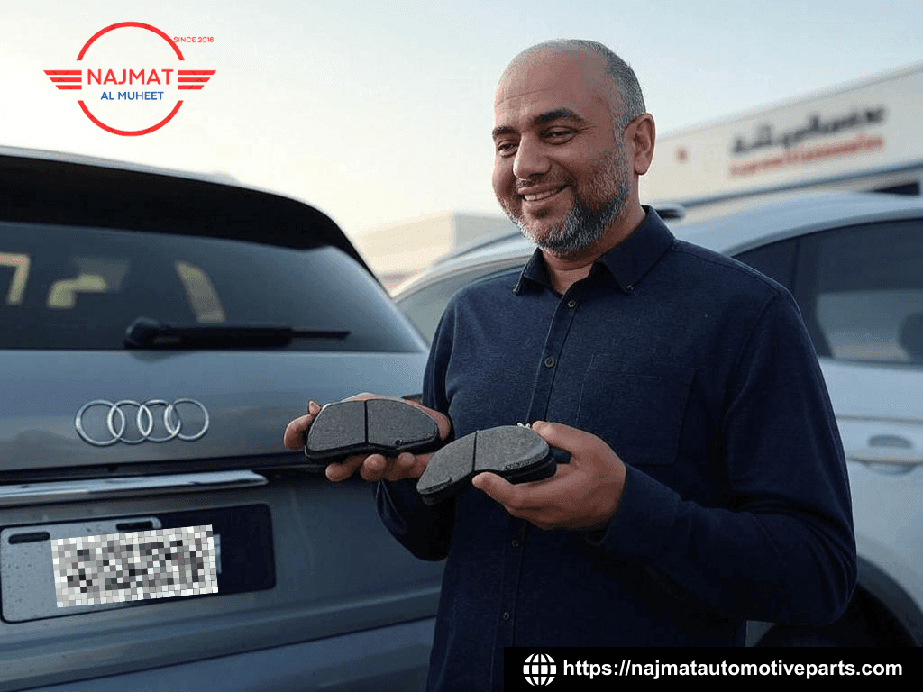 Satisfied Najmat Automotive customer with Audi in Sharjah